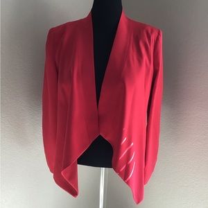 Large Women’s red blazer BCBG